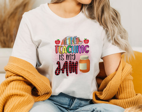 Teaching Is My Jam PNG, Teacher Design For Sublimation Sublimation HappyDesignStudio 