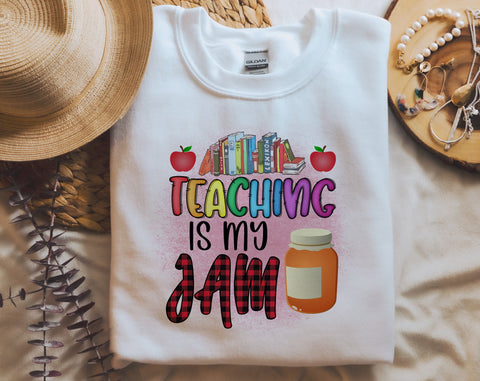 Teaching Is My Jam PNG, Teacher Design For Sublimation Sublimation HappyDesignStudio 