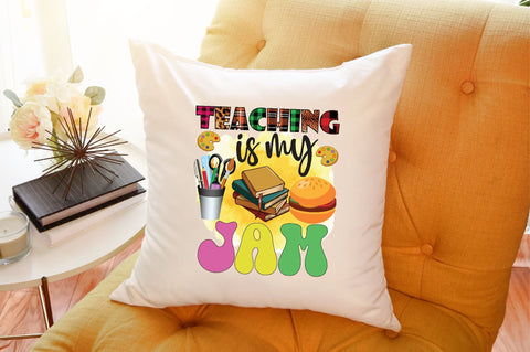 Teaching Is My Jam Sublimation SVGArt 