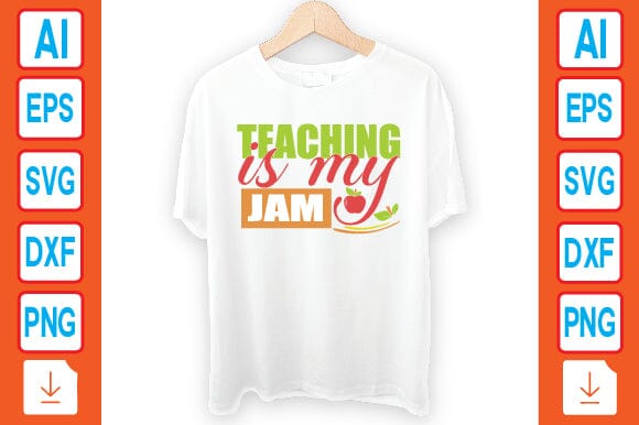 Teaching is My Jam SVG Craftlabsvg24 