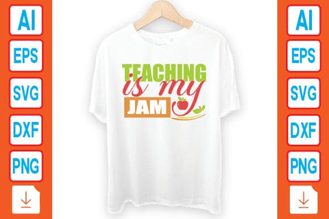Teaching is My Jam SVG Craftlabsvg24 