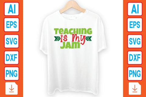 Teaching is My Jam SVG Craftlabsvg24 