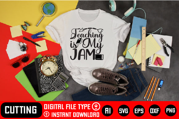 Teaching Is My Jam SVG CraftlabSvg29 
