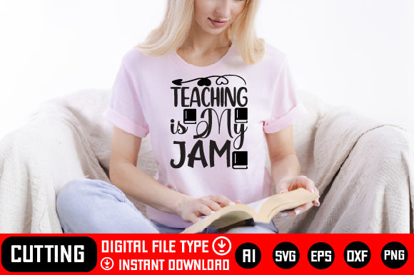 Teaching Is My Jam SVG CraftlabSvg29 