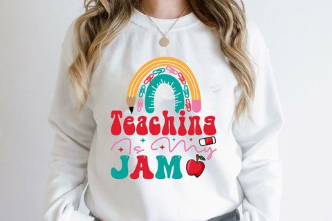 Teaching Is My Jam SVG Cricut Files SVG Rupkotha 