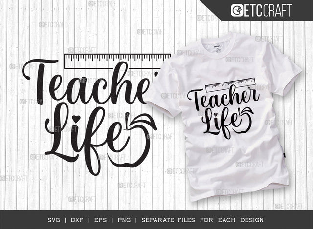 Teaching Is My Jam SVG Cut File, Teaching Svg, Teacher Svg, Teacher Life Svg, Back To School Svg, Scale Svg, Teacher Quote, Typography Design, SVG ETC Craft 