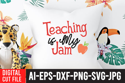 Teaching is My Jam SVG Design SVG BlackCatsMedia 