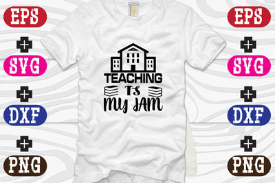 Teaching Is My Jam SVG Nurstore 