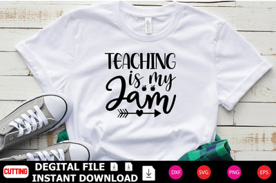 Teaching is My Jam SVG Shahin alam 