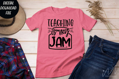 teaching is my jam svg SVG Isabella Machell 