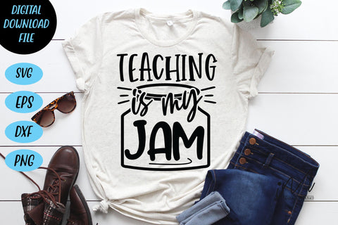 teaching is my jam svg SVG Isabella Machell 
