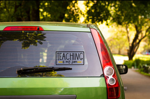 Teaching is my Jam SVG | Teacher SVG | Back To School SVG File SVG RedFoxDesignsUS 