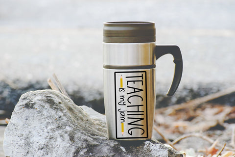 Teaching is my Jam SVG | Teacher SVG | Back To School SVG File SVG RedFoxDesignsUS 