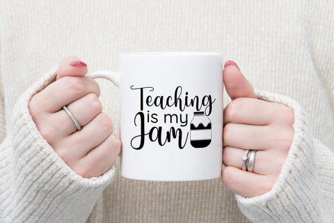 Teaching is My Jam SVG - Teacher SVG SVG CraftLabSVG 