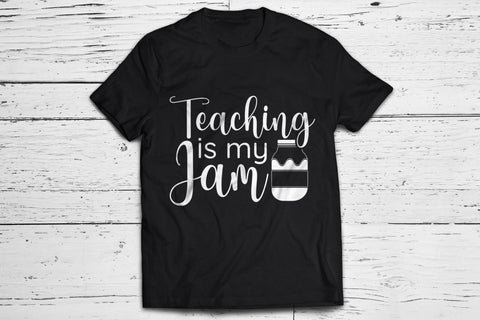 Teaching is My Jam SVG - Teacher SVG SVG CraftLabSVG 