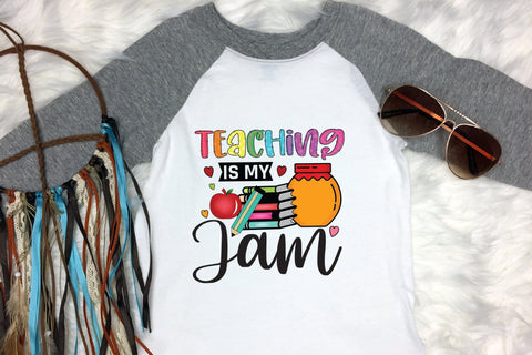 Teaching is My Jam | Teacher PNG Sublimation Sublimation CraftLabSVG 