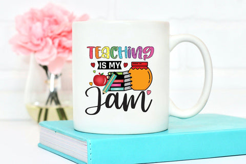 Teaching is My Jam | Teacher PNG Sublimation Sublimation CraftLabSVG 
