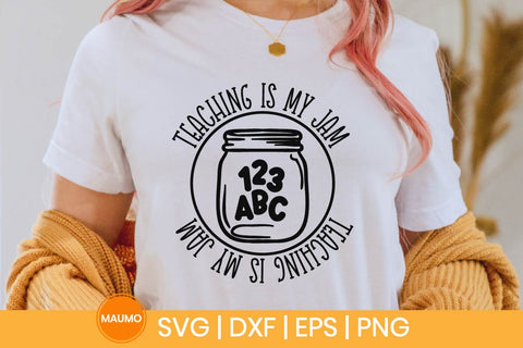 Teaching is my jam, teacher svg quote SVG Maumo Designs 