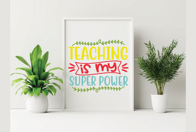 teaching is my super power SVG Creativeart88 