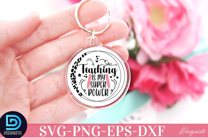 Teaching is my super power SVG SVG DESIGNISTIC 