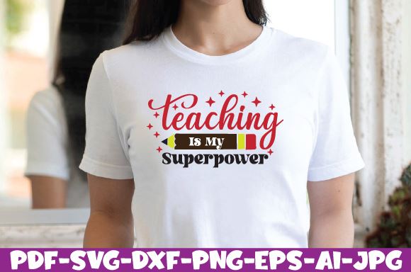 Teaching Is My Superpower SVG farhad farhad 