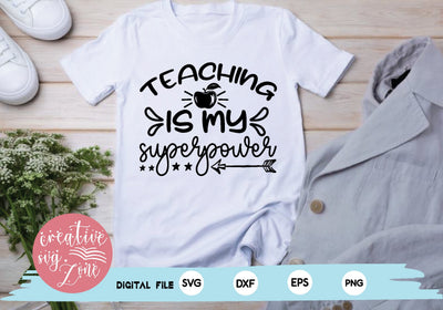 teaching is my superpower SVG md faruk hossain 