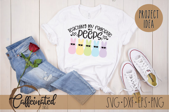 Teaching My Favorite Peeps SVG SVG Caffeinated SVGs 