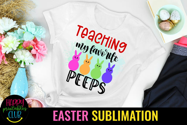Teaching My Favorite- Sublimation Easter-Sublimation PNG Sublimation Happy Printables Club 