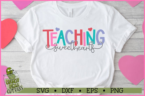 Teaching Sweethearts Valentine SVG File SVG Crunchy Pickle 