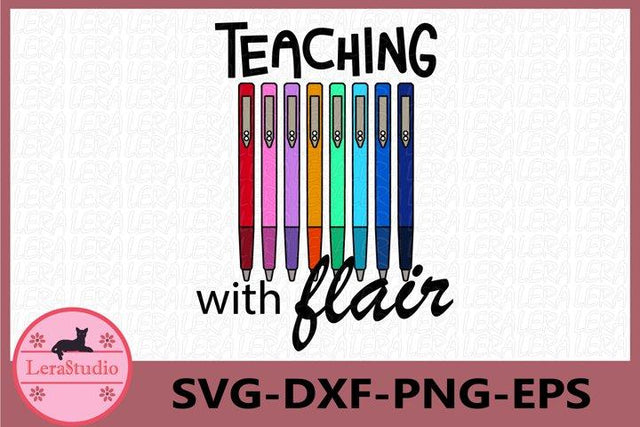 Teaching with flair svg SVG Lerastudio 
