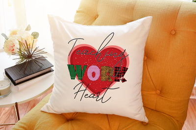 Teaching Work Heart Sublimation SVGArt 