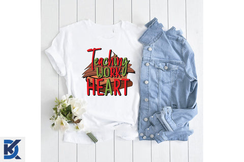 Teaching Work Heart Sublimation SVGista 