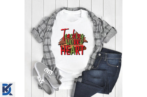 Teaching Work Heart Sublimation SVGista 