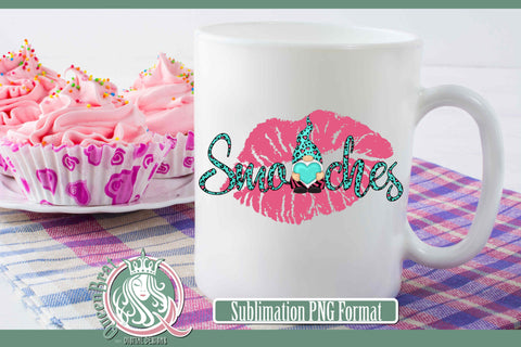 Teal Leopard Smooches Sublimation Sublimation QueenBrat Digital Designs 