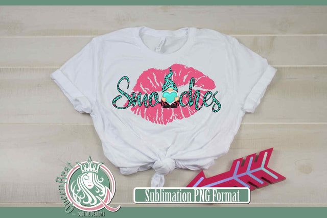 Teal Leopard Smooches Sublimation Sublimation QueenBrat Digital Designs 