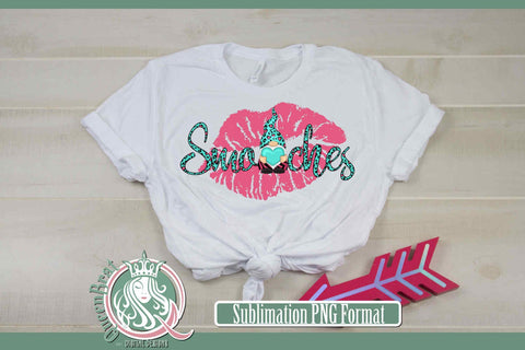 Teal Leopard Smooches Sublimation Sublimation QueenBrat Digital Designs 