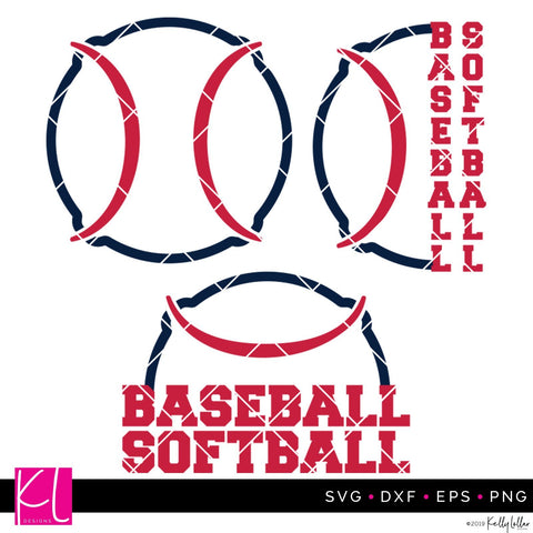 Team Baseball and Softball Set SVG Kelly Lollar Designs 
