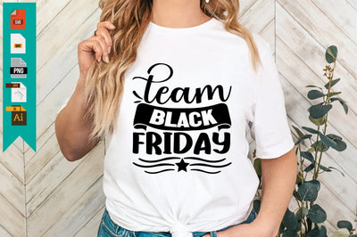 Team Black Friday SVG Craftlabsvg24 