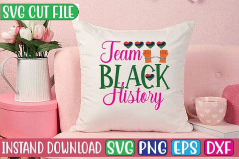Team Black History SVG Cut File SVG Studio Innate 