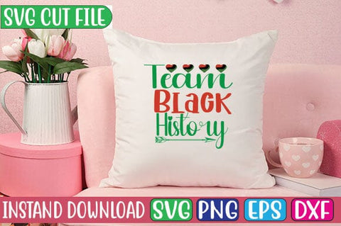 Team Black History SVG Cut File SVG Studio Innate 