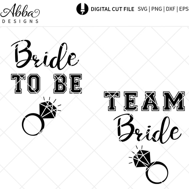 Team Bride SVG Abba Designs
