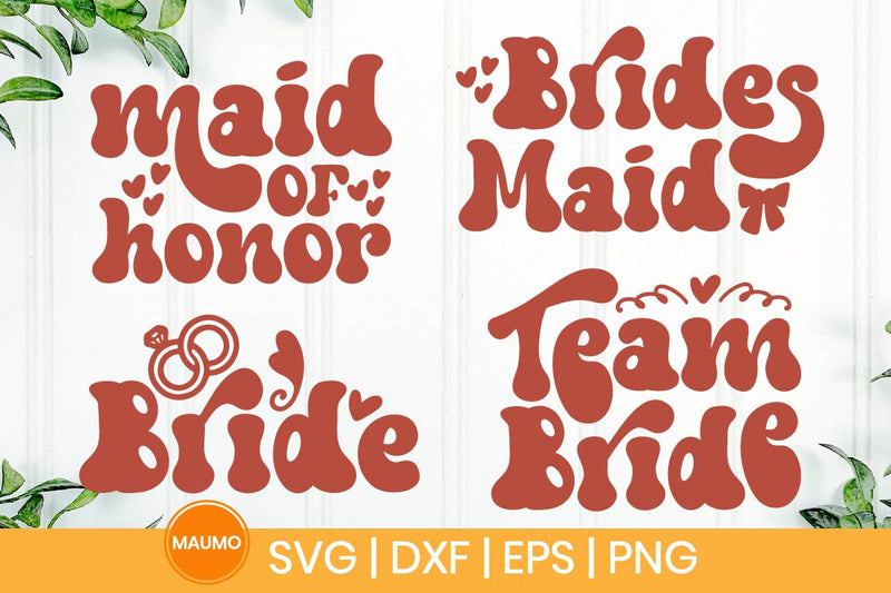 Team Bride Wedding Svg Quote Bundle SVG Maumo Designs 