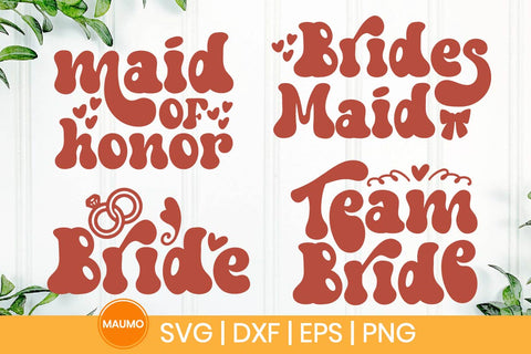 Team Bride Wedding Svg Quote Bundle SVG Maumo Designs 