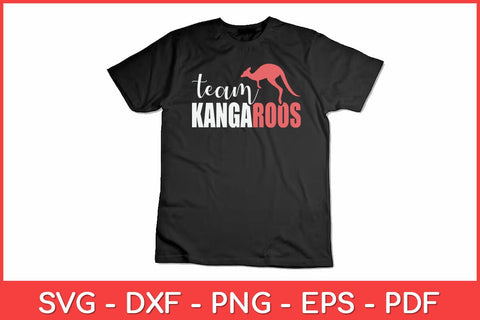 Team Kangaroos Lover Svg Cut File | Kangaroo Svg SVG artprintfile 