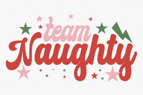Team Naughty Christmas SVG Design SVG designartist 