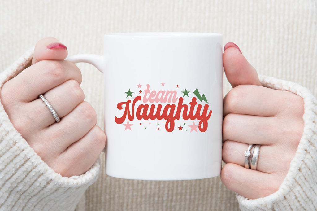 Team Naughty Christmas SVG Design - So Fontsy