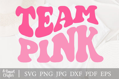 Team Pink Svg, Gender Reveal Svg, Team Pink svg, Pregnancy Svg, Team Girl Svg, Mom to be svg, mama to be svg, File Cut Files Cricut SVG SVG Fauz 