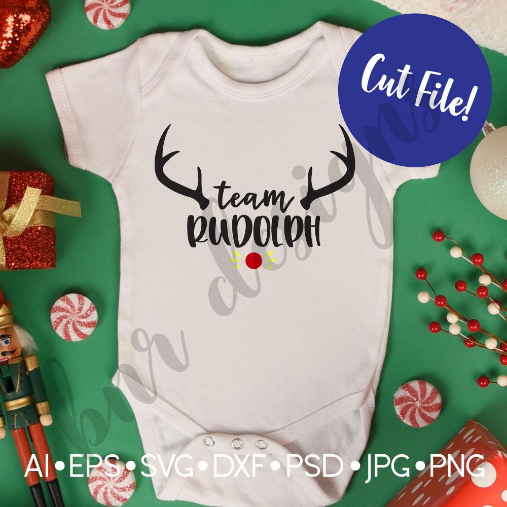 Team Rudolph SVG - So Fontsy