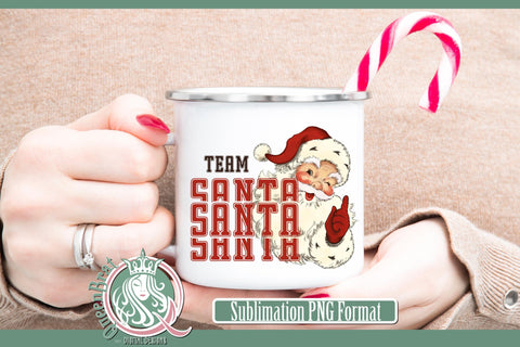 Team Santa Sublimation Sublimation QueenBrat Digital Designs 