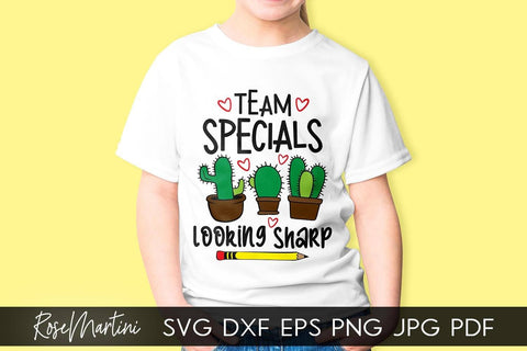Team Specials Looking Sharp SVG file for cutting machines - Cricut Silhouette, Sublimation Design SVG Back To School cutting file SVG RoseMartiniDesigns 